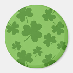 St patrick's day Shamrock Klöver Mönster Magnet