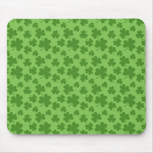 St patrick's day Shamrock Klöver Mönster Musmatta