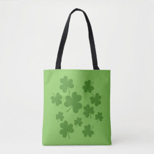 St patrick's day Shamrock Klöver Mönster Tygkasse