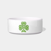 St. Patrick's Day Shamrock Klöver Pet Bowl