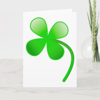 St. Patrick's Day Shamrock Kort