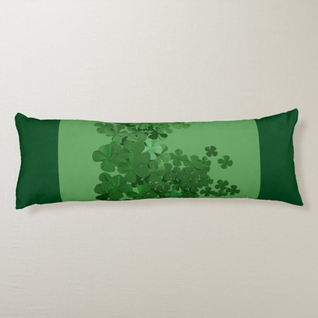 St. Patrick's Day Shamrock Kroppskudde (Baksidan)