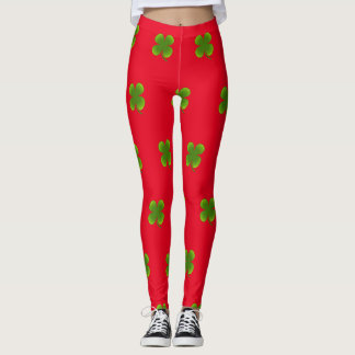 St. Patrick's Day - Shamrock Leggings