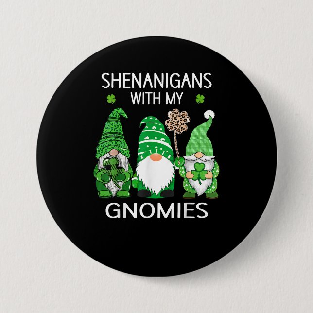 St patricks day Shamrock leopard gnomes Iris Knapp (Framsida)