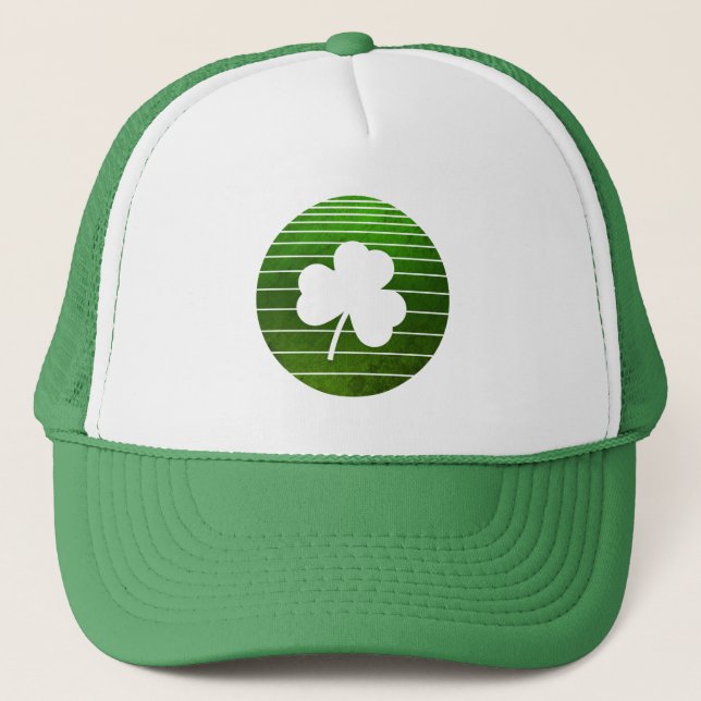 ST PATRICK'S DAY SHAMROCK LÖV LUCKY GRÖNT KEPS (Framsida)