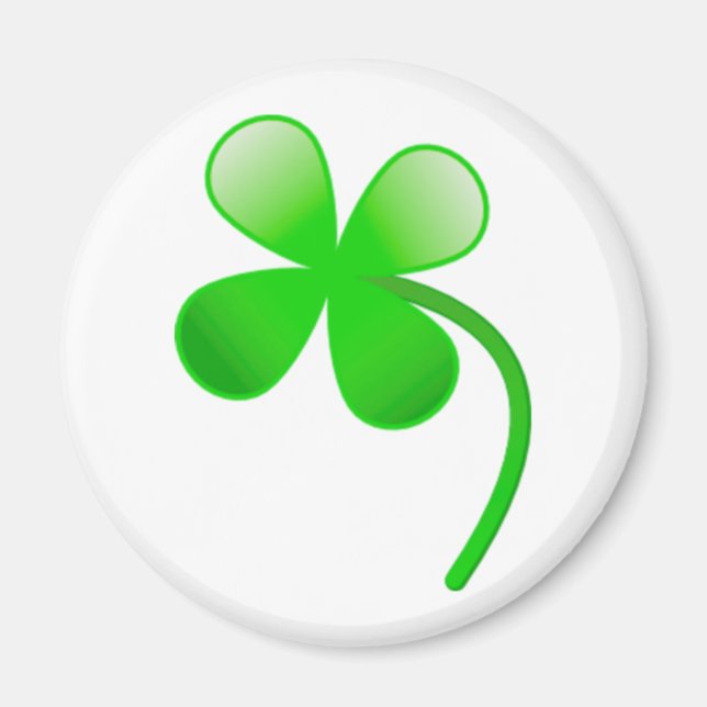 St. Patrick's Day Shamrock Magnet (Framsidan)