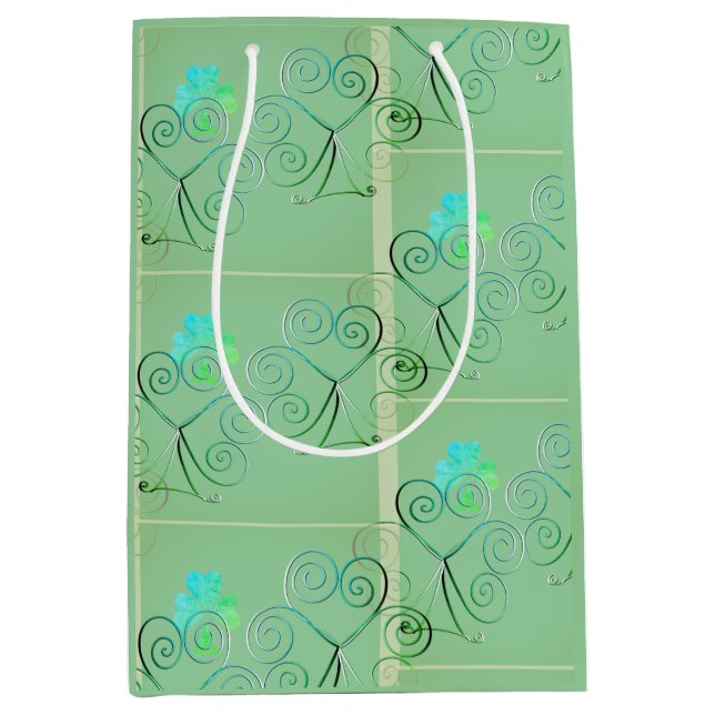  St Patrick's Day Shamrock Misty Green (Framsidan)