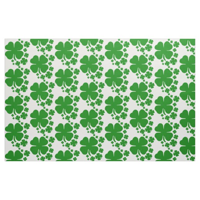 St patricks day Shamrock Mönster Design Tyg (Fat Quarter)