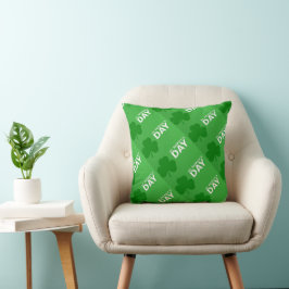 St patrick's day Shamrock Mönster Reversible Kudde