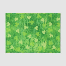 St patrick's day Shamrock Mönster Tissue Paper