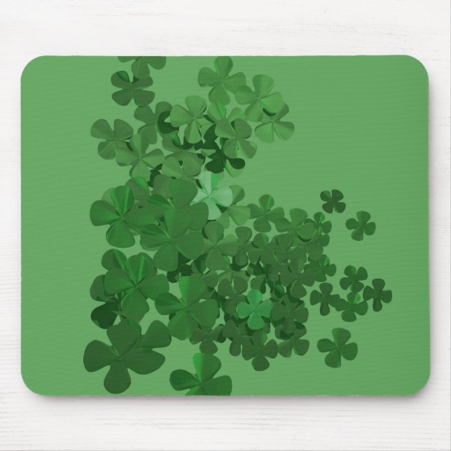 St. Patrick's Day Shamrock Musmatta (Framsidan)