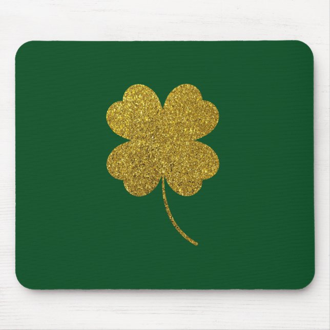 St. Patrick's Day Shamrock Musmatta (Framsidan)