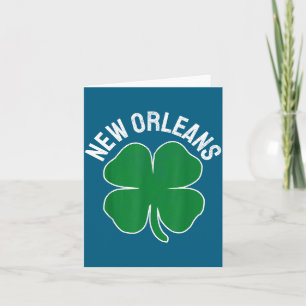 St. Patrick's Day Shamrock New Orleans La Irländsk Kort
