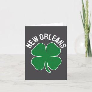 St. Patrick's Day Shamrock New Orleans La Irländsk Kort