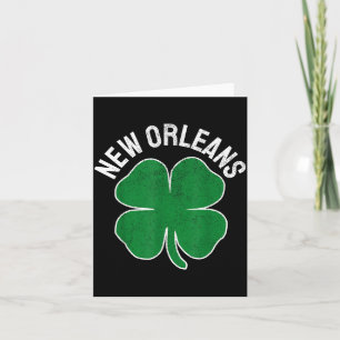 St. Patrick's Day Shamrock New Orleans La Irländsk Kort