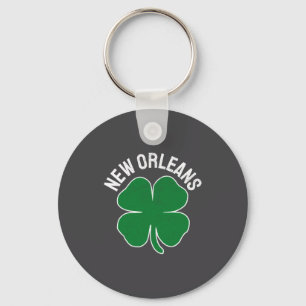 St. Patrick's Day Shamrock New Orleans La Irländsk Nyckelring