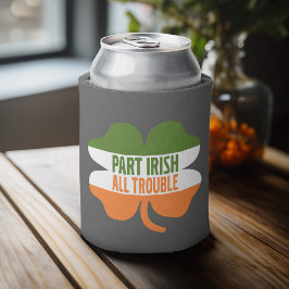 St patricks day shamrock - Part Irish All Trouble