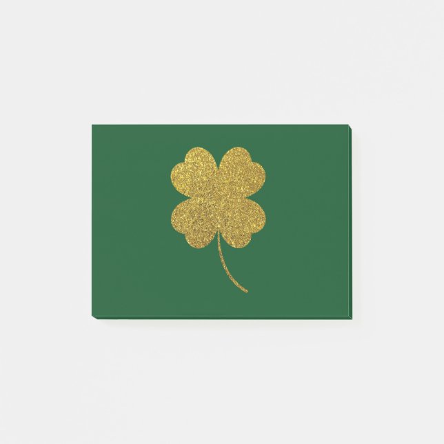 St. Patrick's Day Shamrock Post-it Block (Framsida)