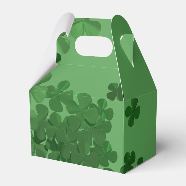 St. Patrick's Day Shamrock Presentaskar (Framsidan Sidan)