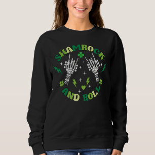 St patrick's day Shamrock Skeleton T Shirt