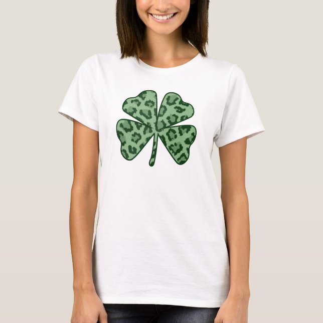 St. Patrick's Day Shamrock Tröja (Framsida)