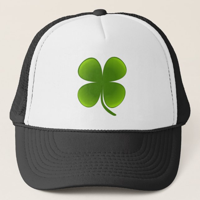St. Patrick's Day - Shamrock Truckerkeps (Framsida)