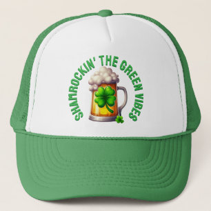 St. Patrick's Day Shamrockin Grönten Vibes Keps