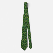 St. Patrick's Day Shamrocks Design Tie