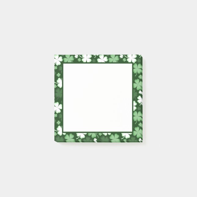 St. Patricks Day Shamrocks Post-it Block (Framsida)