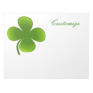 St patrick's day Shamrocks Thunder_Cove Anteckningsblock