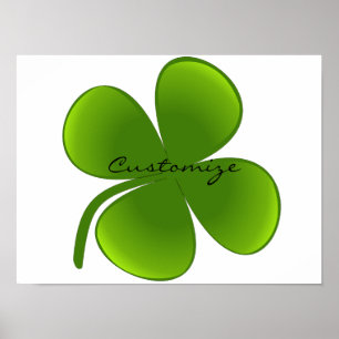 St patrick's day Shamrocks Thunder_Cove Poster