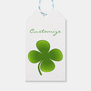 St patrick's day Shamrocks Thunder_Cove Presentetikett