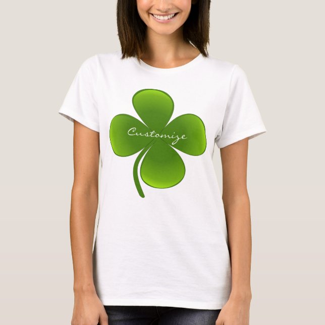 St patrick's day Shamrocks Thunder_Cove T Shirt (Framsida)