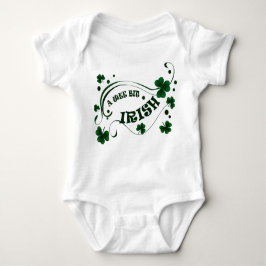 St. Patricks Day Shamrocks Wee Bit Irish Infants Tröja