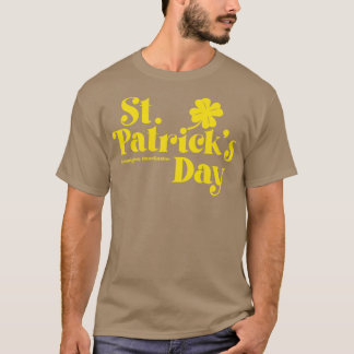St patricks day Shenanigans Coordinator Guld Text T Shirt