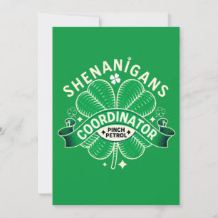 St patricks day - Shenanigans Coordinator Inbjudningar