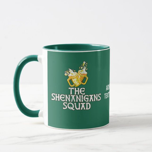 St patrick's day Shenanigans Squad Irish Beer Mugg (Vänster)