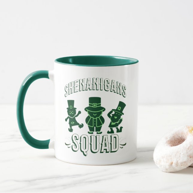 ST PATRICK'S DAY - SHENANIGANS SQUAD MUGG (Med munk)