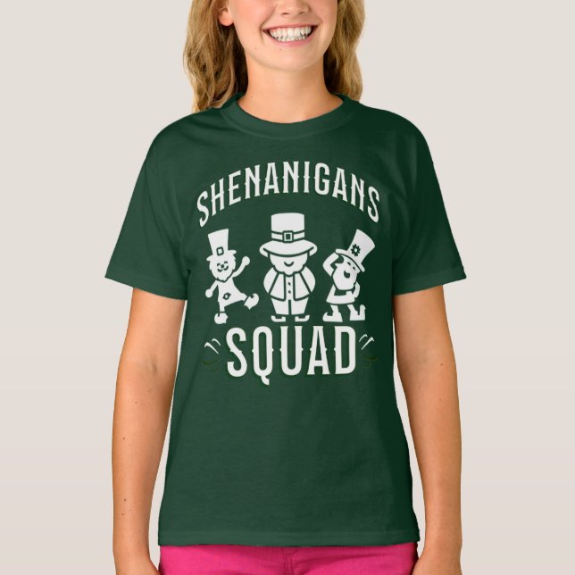 ST PATRICK'S DAY - SHENANIGANS SQUAD T SHIRT (Framsida)