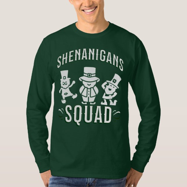 ST PATRICK'S DAY - SHENANIGANS SQUAD T SHIRT (Framsida)