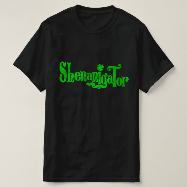 St. Patrick's Day Shenanigator T Shirt (Design framsida)