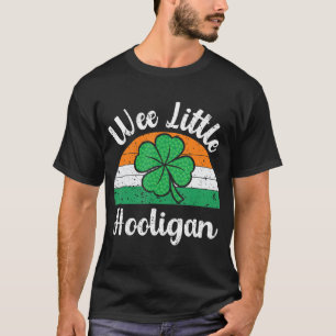 St patricks day Shirt Wee Little Hooligan Boy Kids T Shirt