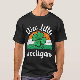 St patricks day Shirt Wee Little Hooligan Boy Kids T Shirt