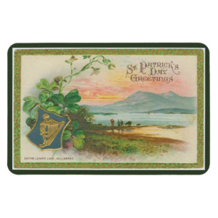 St. Patrick's Day Sjö Magnet