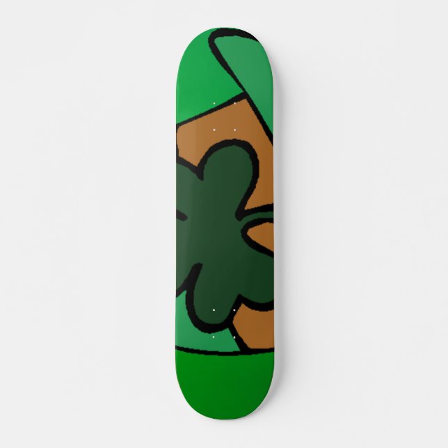 St. Patrick's Day Skateboard (Framsida)