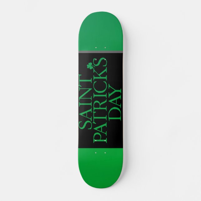 St. Patrick's Day Skateboard (Framsida)