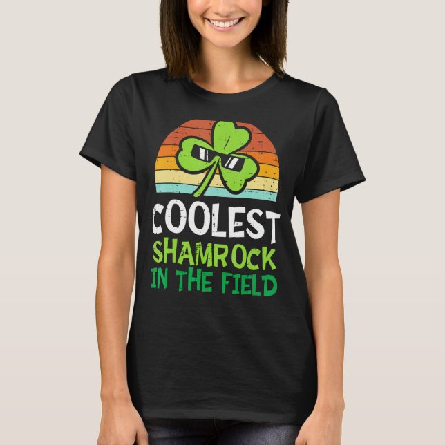 St patricks day Småbarn Boys Saint Paddys Coolest T Shirt (Framsida)