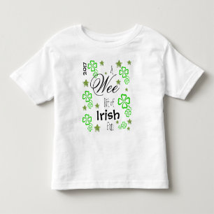 St patrick's day Småbarn T-Shirt med år