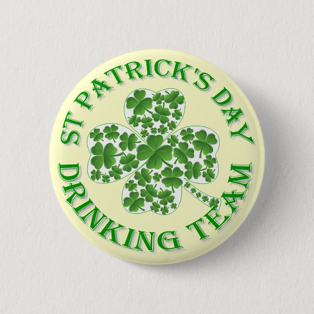 St patrick's day som dricker laget knapp (Framsida)