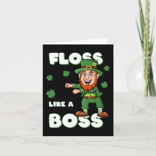 St patricks day som en Chef Leprechaun Boys Kort